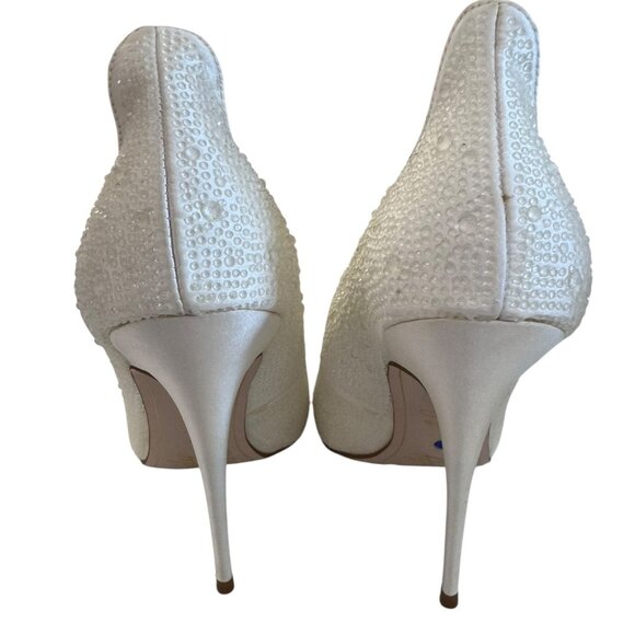 Jessica Simpson Women's Bridal Bride Wedding Heels Shoes Stiletto Size 10 - Picture 11 of 16